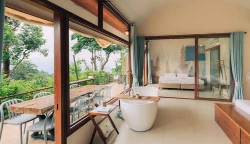 Superior Quadruple Room, Balcony, Mountain View