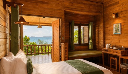 Family Villa, Balcony, Beach View
