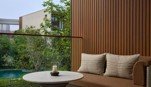 Twin Room with Forest View and Balcony