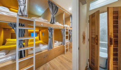 Bed in 8-Bed Female Dormitory Room