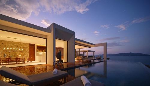 Three-Bedroom Presidential Oceanfront Pool Villa