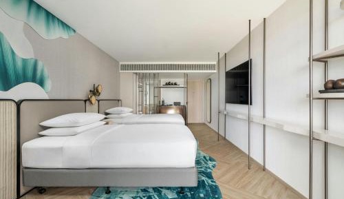 Premium Deluxe, Guest Room, 2 Double, Sea View, Balcony
