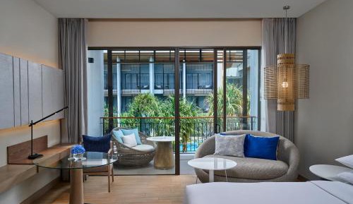 Guest Room with Balcony and Resort  