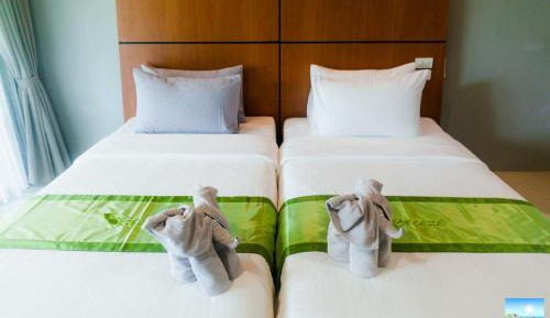Deluxe Twin Room with Balcony and Garden View