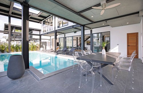 Ban Saiyuan Villa | Trendy LoftStyle Eco Pool Villa Sunset 7
