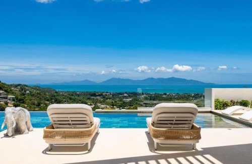 Bophut Hills Villa | Bow Villa-Bophut-Seaview-4 Bedrooms