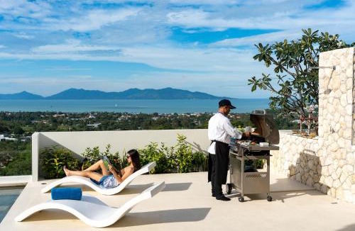 Bophut Hills Villa | Bow Villa-Bophut-Seaview-4 Bedrooms