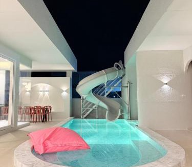 Pak Nam Pran Villa | Lively Holiday Home at Leleaf Sea Beach Pool Villa with Slider Near Beach