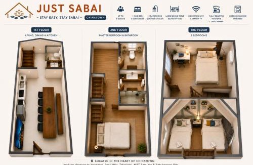 Chakkrawat House | Just Sabai - 3BR Heritage House in Chinatown