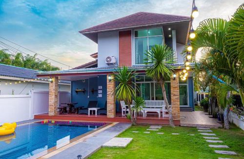 Pong House | Pool Villa near Maprachan Lake-East of Pattaya