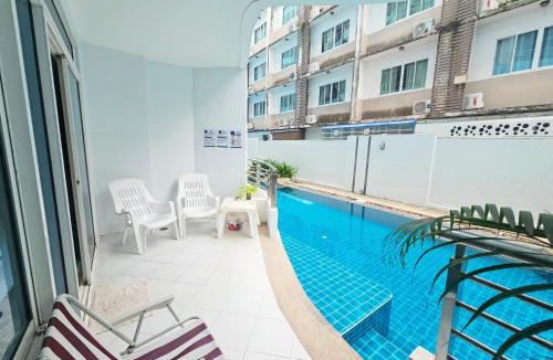 Ban Bang Saen Apartment | Condo The Beach Bangsaen 327-2 Pool-Access