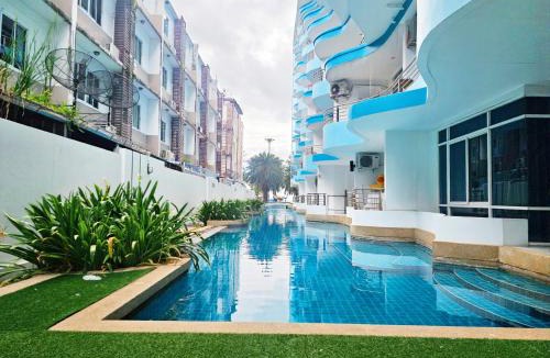 Ban Bang Saen Apartment | Condo The Beach Bangsaen 327-2 Pool-Access