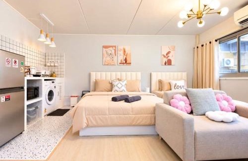Ban Mai Apartment | Cozy 2BR Near Impact Arena, LTAT- WiFi Washer near DMK at C2