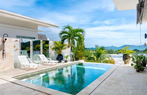 Bophut Hills Villa | Stunning 3BR Villa Malina Sea & Jungle Views