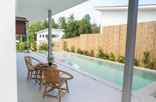 Srithanu Villa | Baan Sook Villa Bright Private Pool