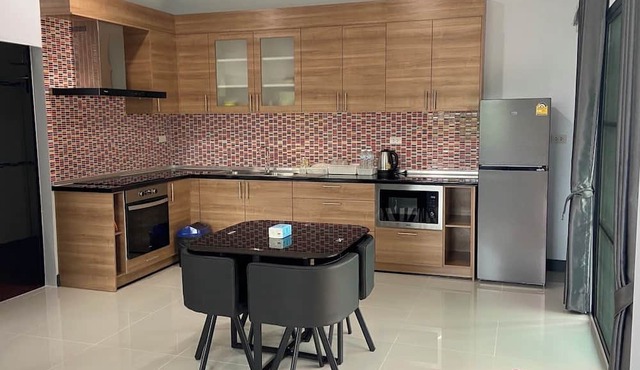 Fully furnish 44 SQM bungalow, western kitchen, pool access on site (Unit1)
