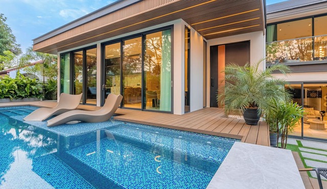 Lux 4BR Pool Villa 500m - Jomtien Beach