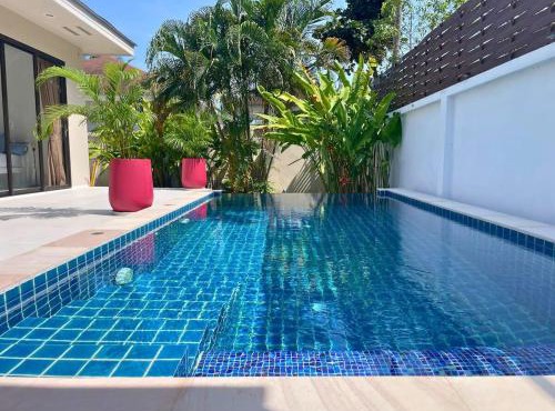 Coconut Palm Near Beach Private Pool in Maret